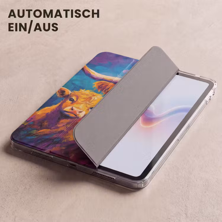 iPad-Hülle - Schottischer Hochländer - Kühe - Tiere - Kunst — 5