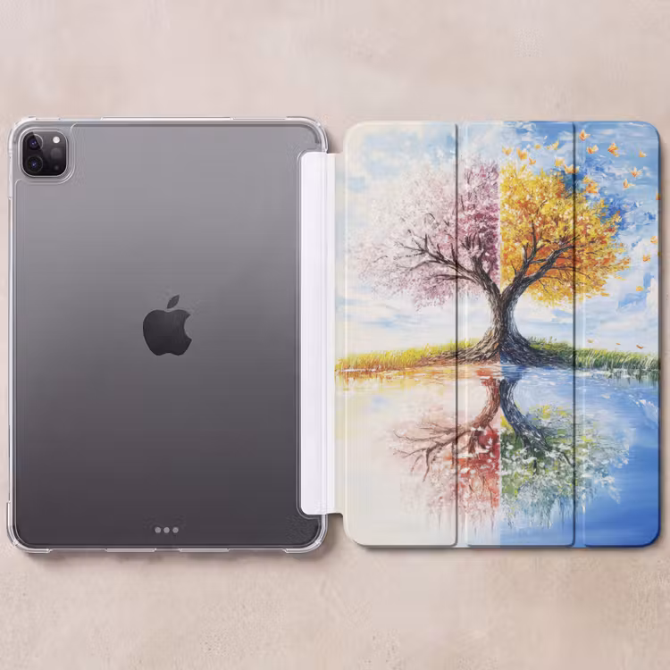 iPad-Hülle - Baum - Kunst - Jahreszeiten - Frühling - Herbst — 6