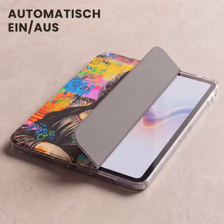 iPad-Hülle - Graffiti - Neon - Mona Lisa - Kunst - Da Vinci — 5