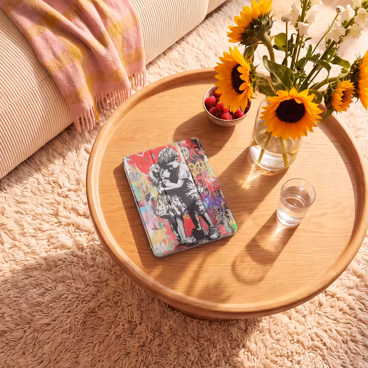 iPad-Hülle - Graffiti - Schwarz und Weiß - Straßenkunst — 2