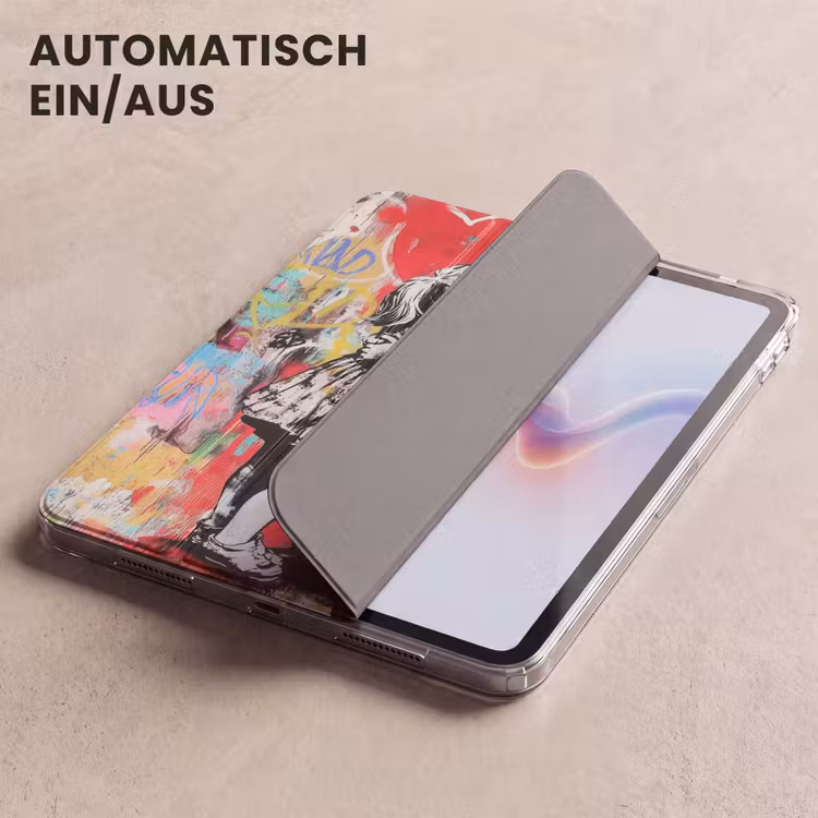 iPad-Hülle - Graffiti - Schwarz und Weiß - Straßenkunst — 5