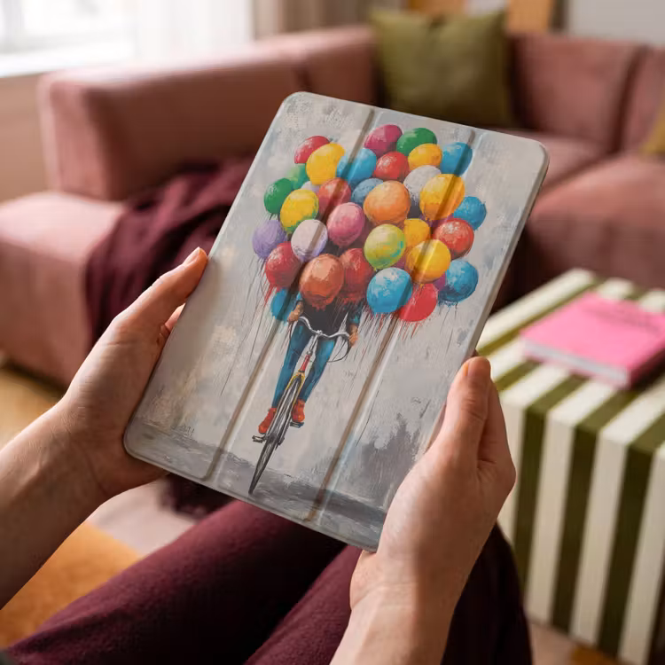 iPad-Hülle - Luftballons - Straßenkunst - Vintage — 4