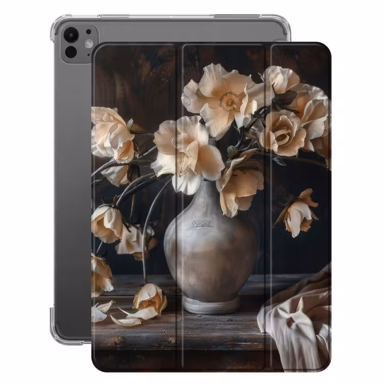 iPad-Hülle - Blumen - Vase - Kunst - Stilleben — 1