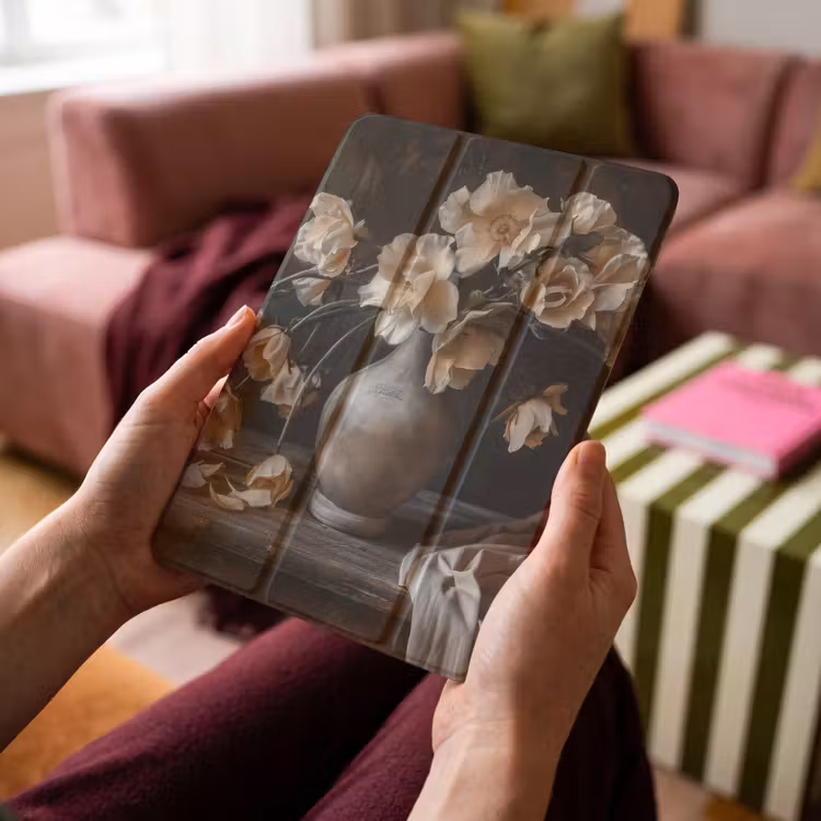 iPad-Hülle - Blumen - Vase - Kunst - Stilleben — 4