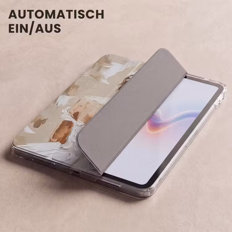 iPad-Hülle - Frau - Farbe - Abstrakt - Beige - Modern — 5