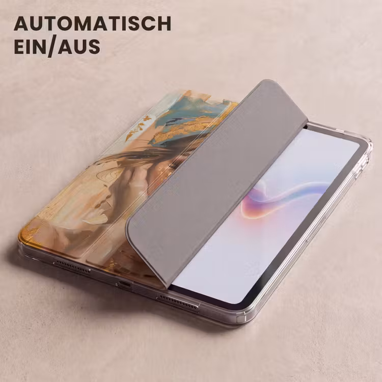 iPad-Hülle - Frauen - Porträt - Luxus - Gold — 5
