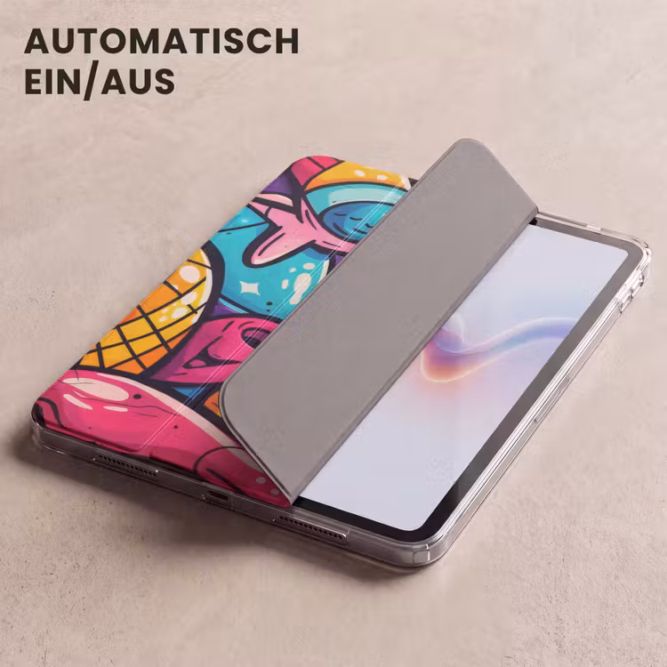 iPad-Hülle - Abstrakt - Neon - Design - Bunt - Graffiti — 5