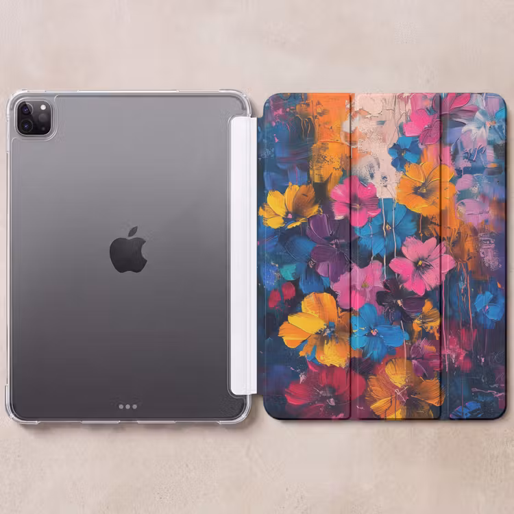 iPad-Hülle - Blumen - Bunt - Abstrakt - Modern — 6