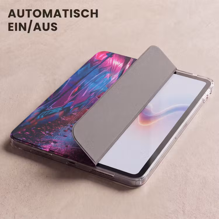 iPad-Hülle - Stadt - Neon - Nacht - Rosa - Graffiti — 5
