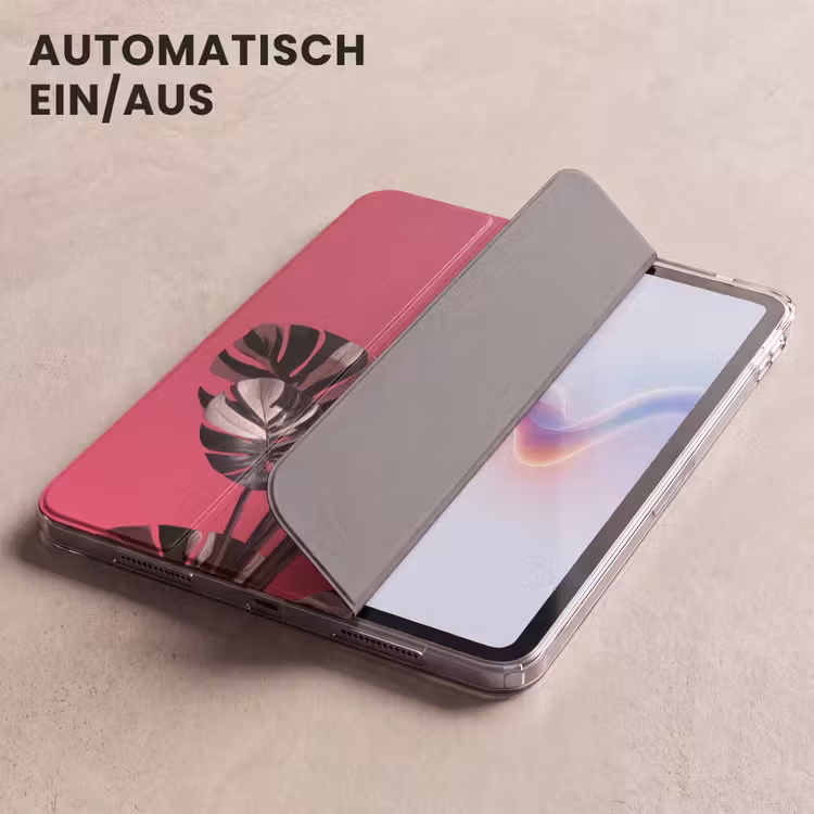 iPad-Hülle - Blätter - Rund - Rosa — 5