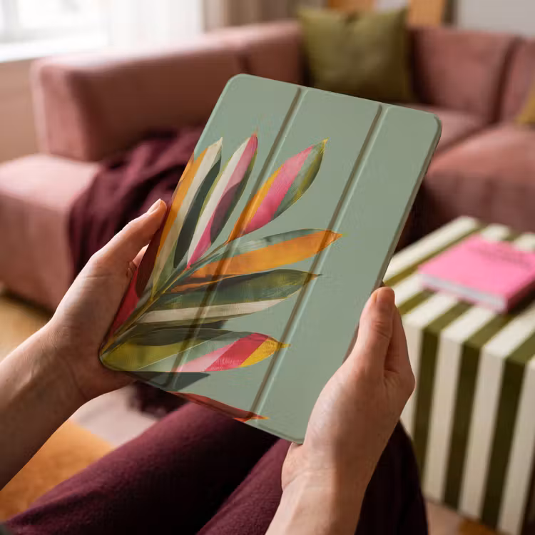 iPad-Hülle - Blätter - Zweig - Bunt — 4