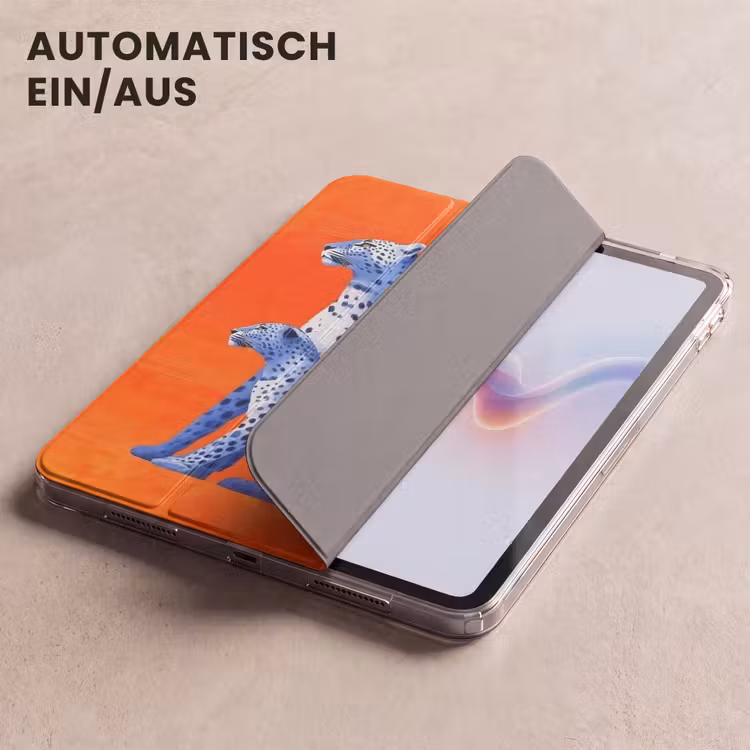iPad-Hülle - Leoparden - Punkte - Orange — 5