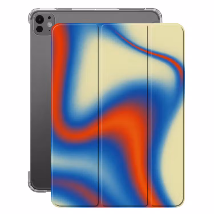 iPad-Hülle - Wellen - Bunt - Abstrakt — 1
