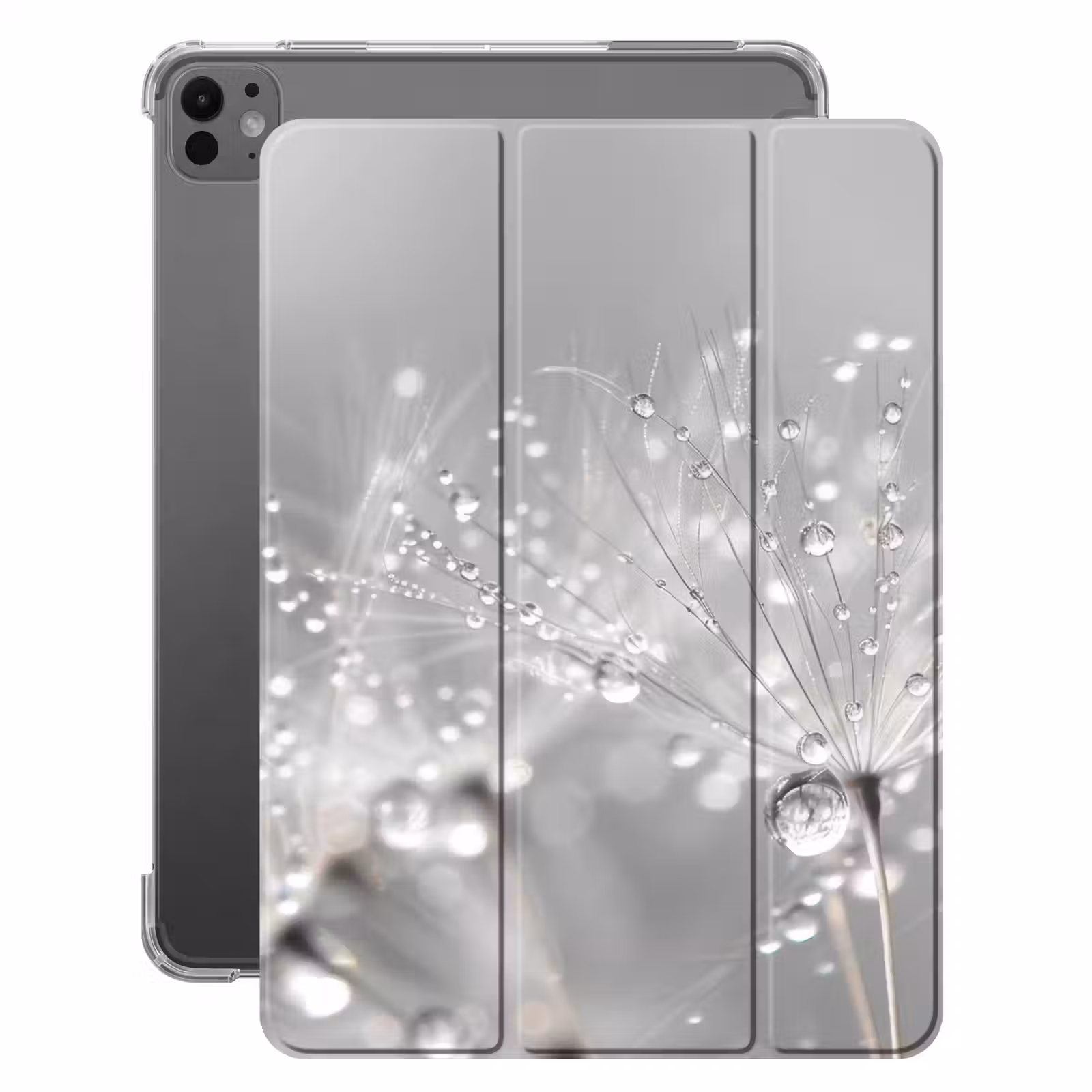 iPad-Hülle - Löwenzahn - Wassertropfen - Stilleben - Modern — 1