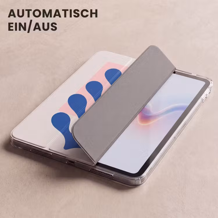 iPad-Hülle - Abstrakt - Blatt - Blau - Rechtecke — 5