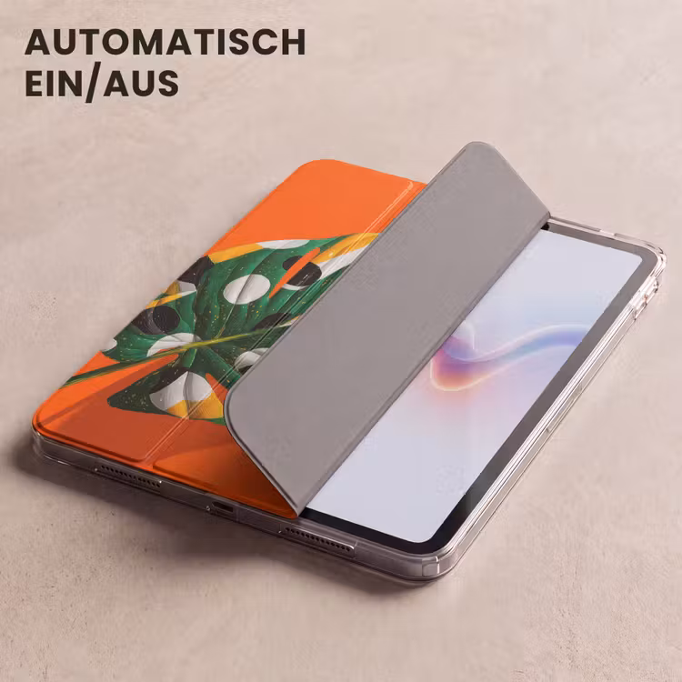 iPad-Hülle - Blatt - Orange - Punkte - Bunt — 5
