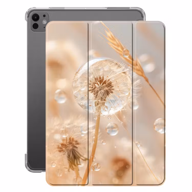 iPad-Hülle - Löwenzahn - Wasser - Natur - Stillleben - Modern — 1