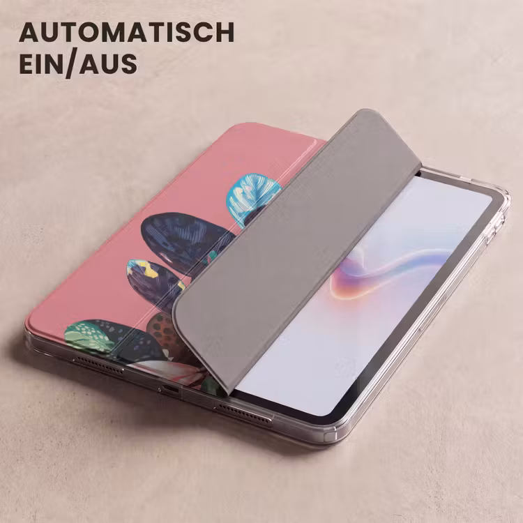 iPad-Hülle - Pflanze - Blätter - Punkte - Abstrakt — 5