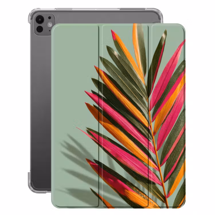 iPad-Hülle - Zweig - Blätter - Bunt - Schatten — 1