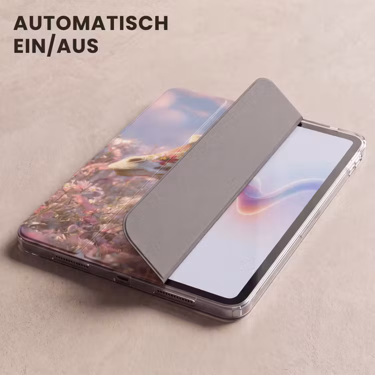 iPad-Hülle - Giraffe - Blumen - Rosa — 5