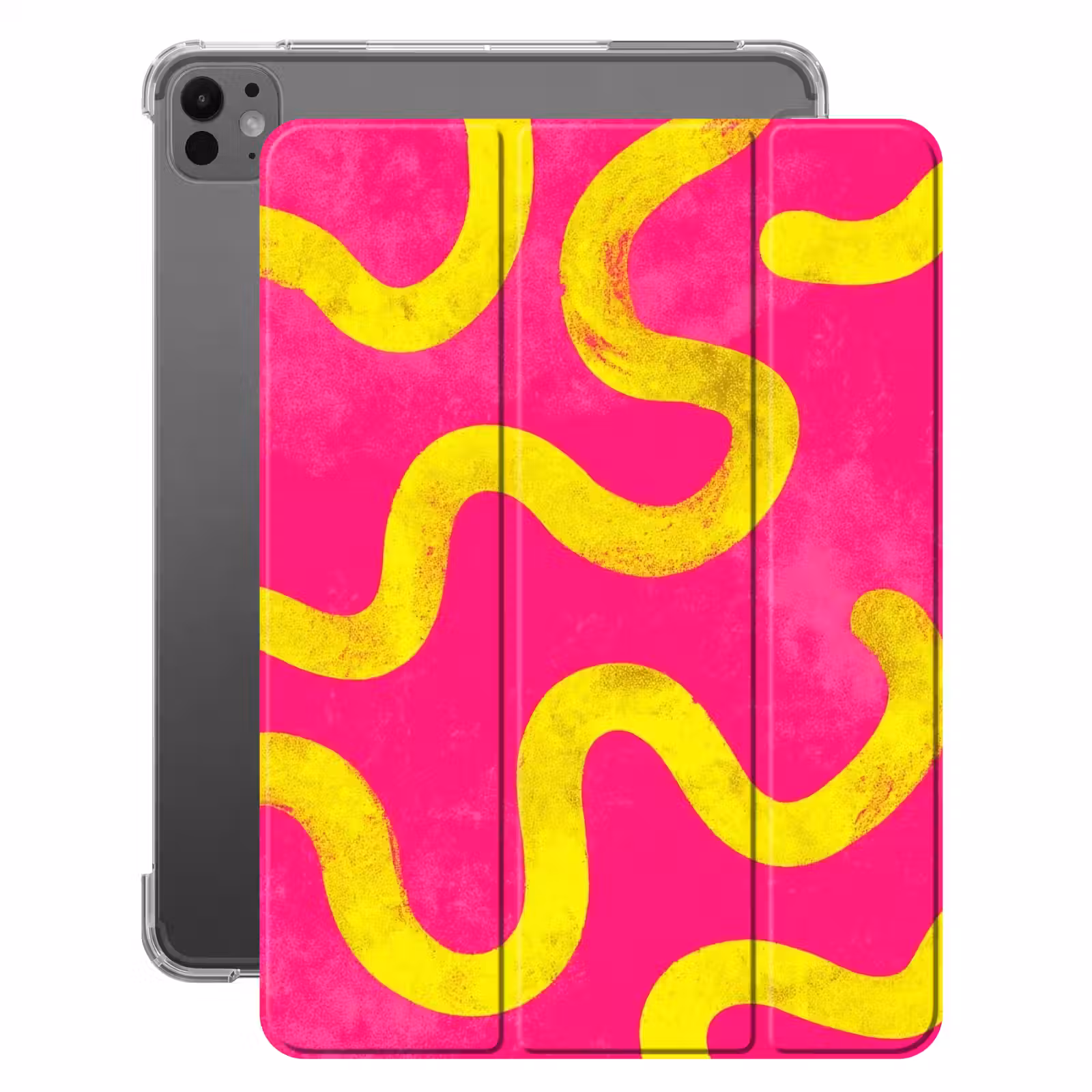 iPad-Hülle - Linie - Gelb - Abstrakt — 1