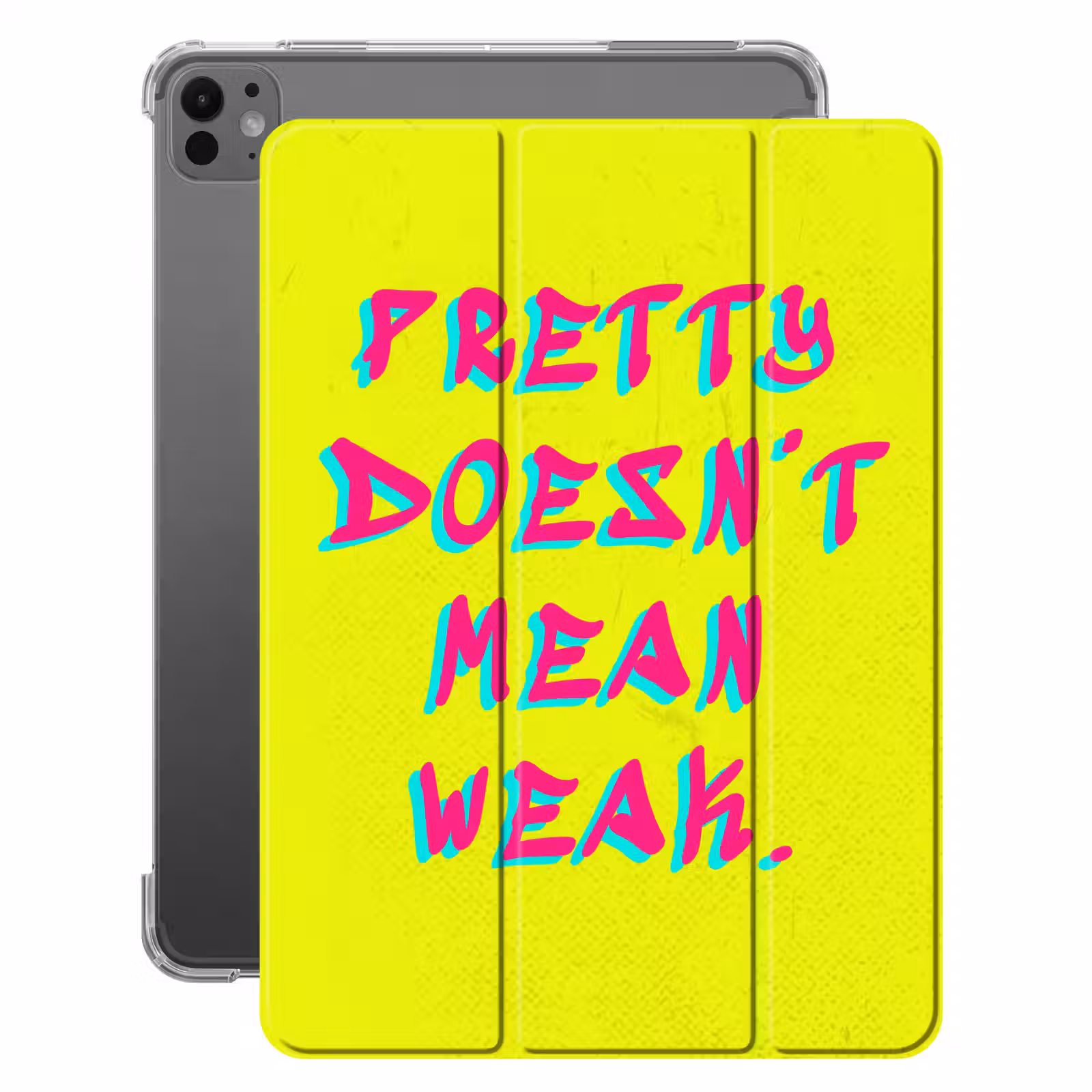 iPad-Hülle - Zitat - Minimalistisch - Farbenfroh — 1