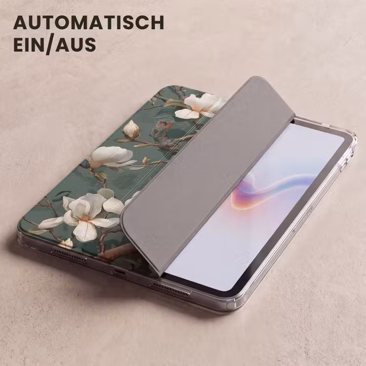 iPad-Hülle - Blumen - Zweige - Weiß - Klassisch — 5