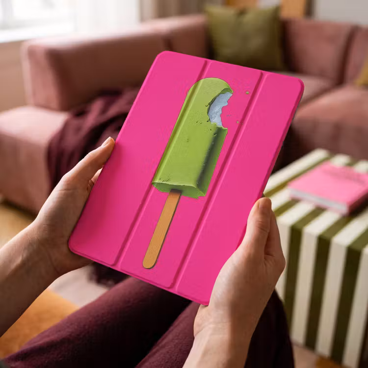 iPad-Hülle - Eiscreme - Stock - Minimalistisch - Grün — 4