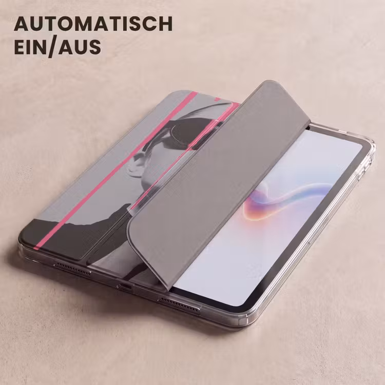 iPad-Hülle - Porträt - Frau - Sonnenbrille - Farbtropfen — 5