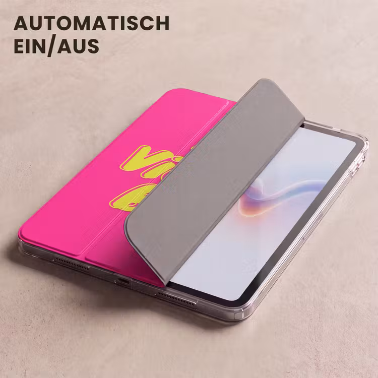 iPad-Hülle - Zitat - Retro - Rosa — 5