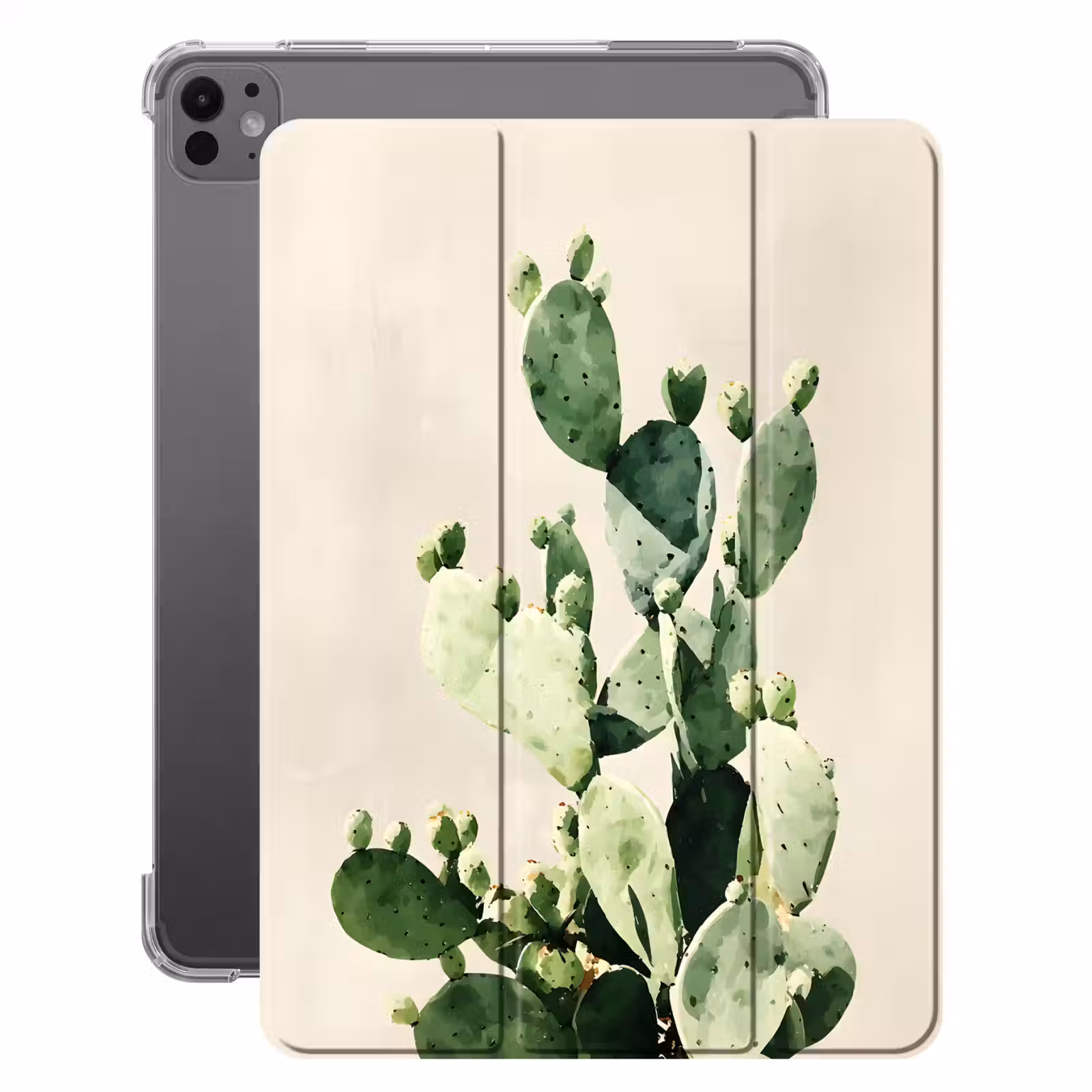 iPad-Hülle - Kaktus - Grün - Minimalistisch — 1