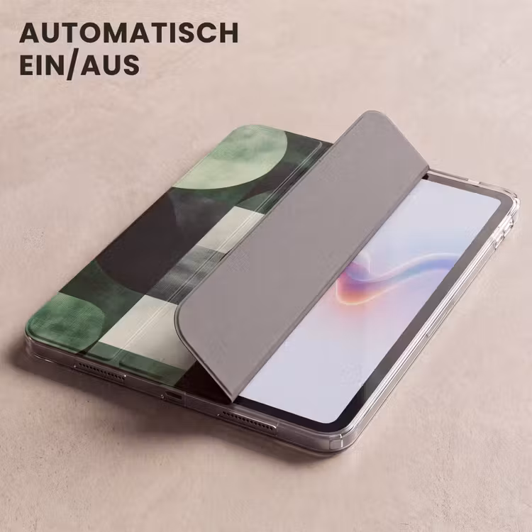 iPad-Hülle - Abstrakt - Grün - Formen — 5