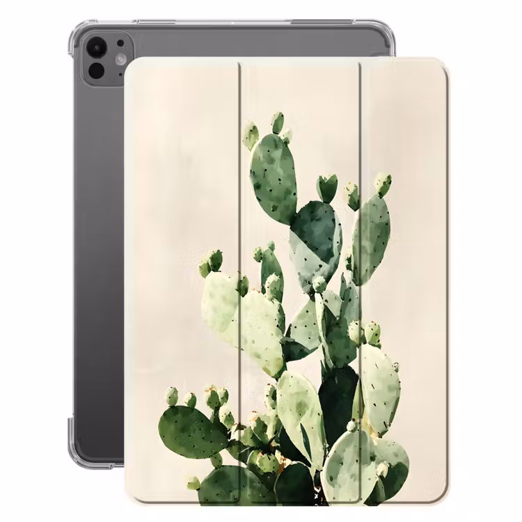 iPad-Hülle - Kaktus - Grün - Minimalistisch — 1