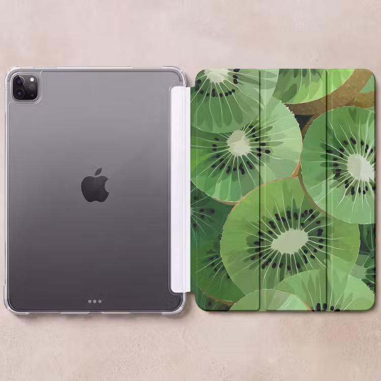 iPad-Hülle - Kiwi - Grün - Kerne — 6