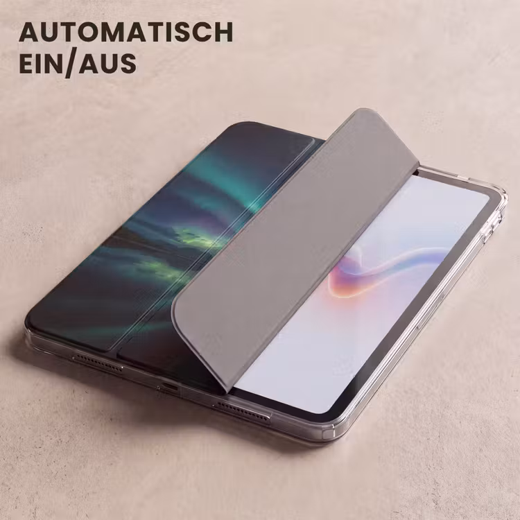 iPad-Hülle - Nordlichter - Farbenfroh - Bergsee — 5