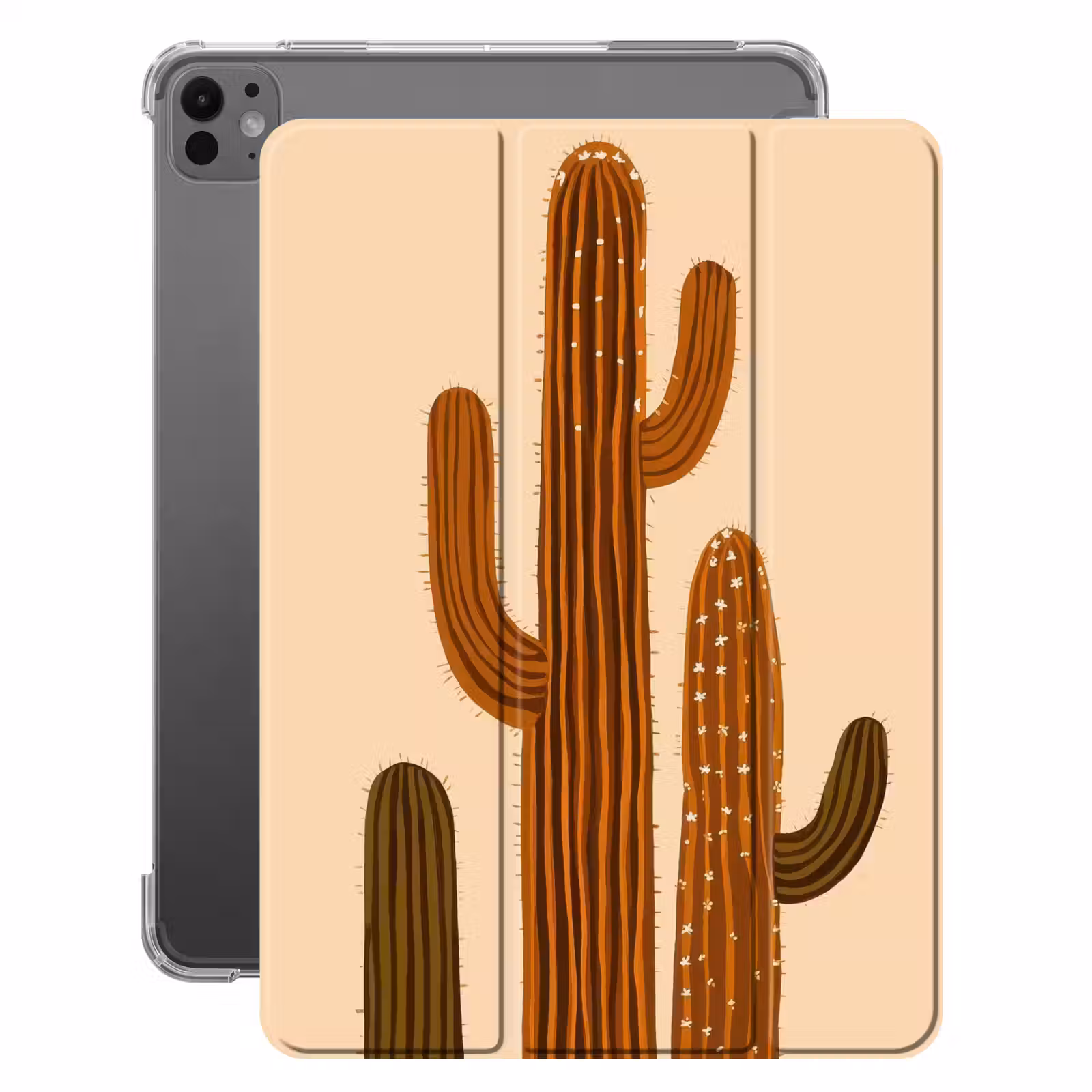 iPad-Hülle - Kaktus - Wüste - Sand - Braun — 1