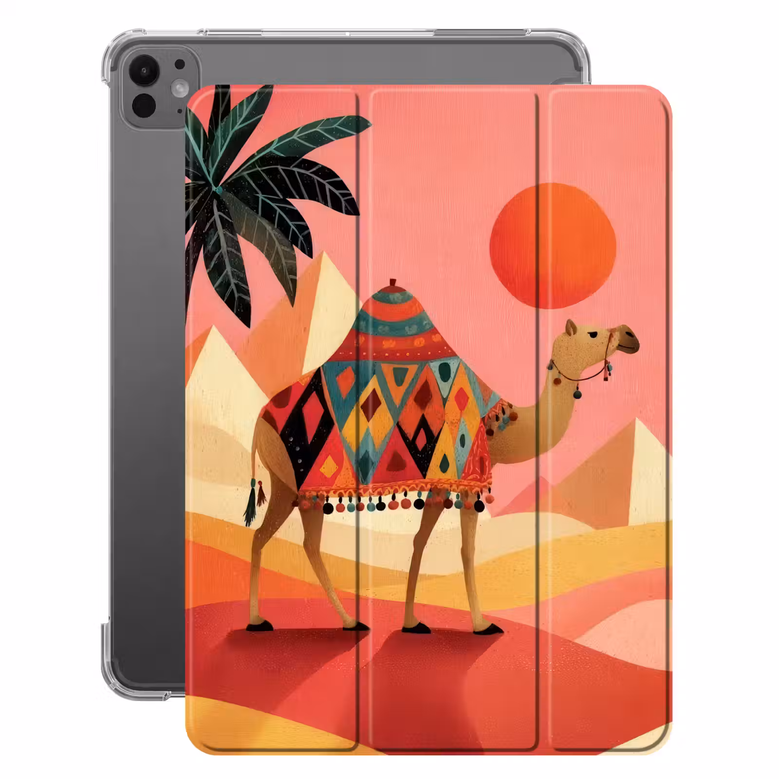 iPad-Hülle - Kamel - Pyramiden - Rote Sonne — 1