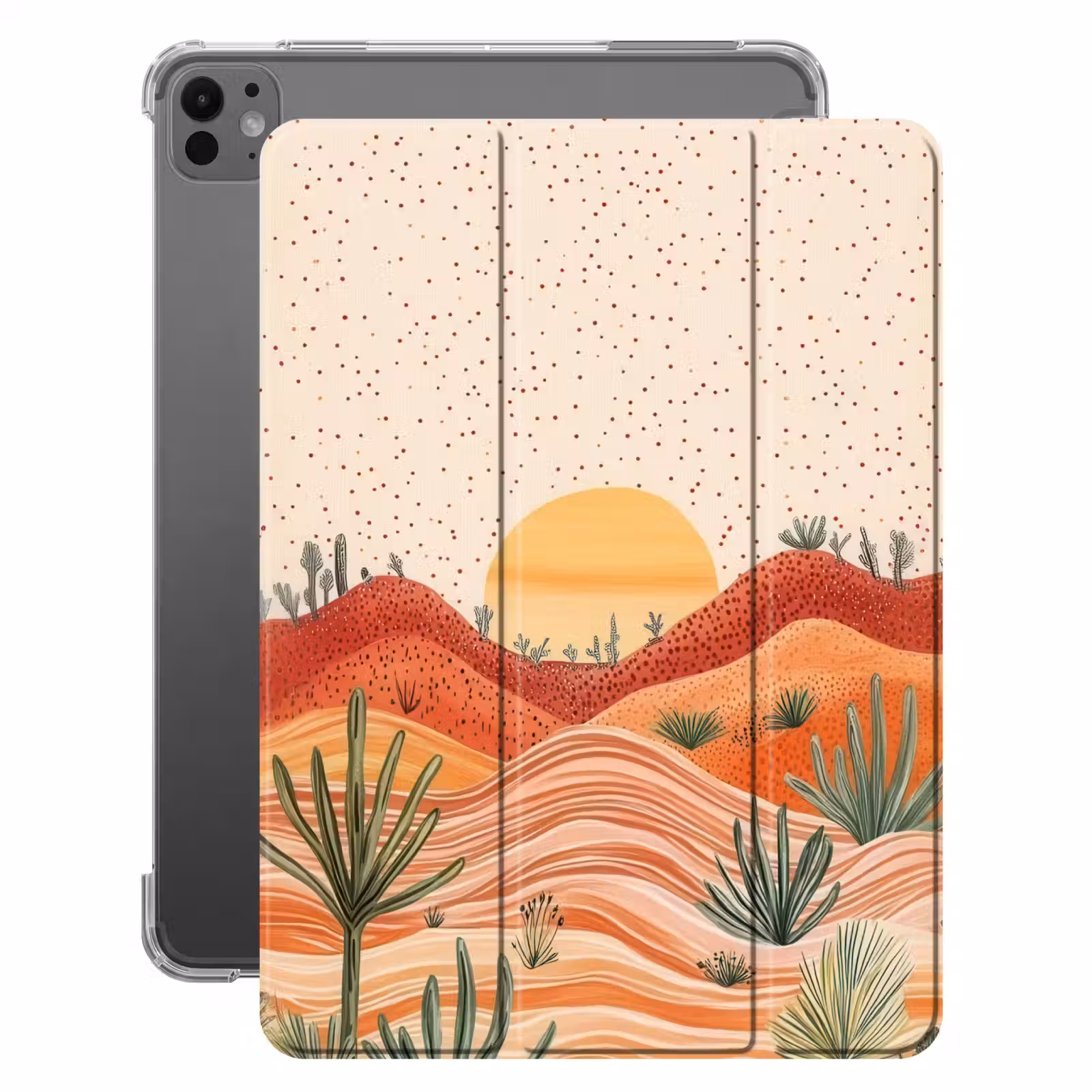 iPad-Hülle - Landschaft - Hügel - Sonnenuntergang — 1
