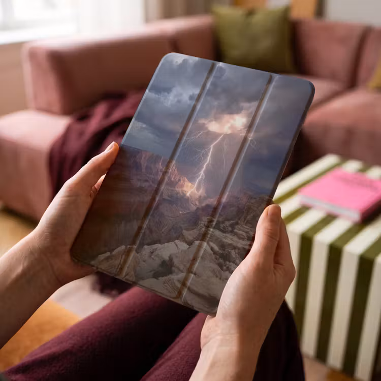 iPad-Hülle - Blitze - Wolken - Schlucht — 4