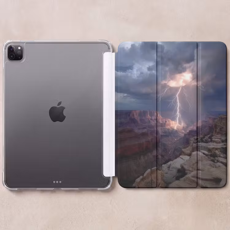 iPad-Hülle - Blitze - Wolken - Schlucht — 6