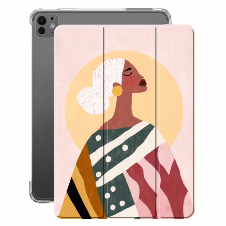 iPad-Hülle - Frau - Sonne - Bunt — 1