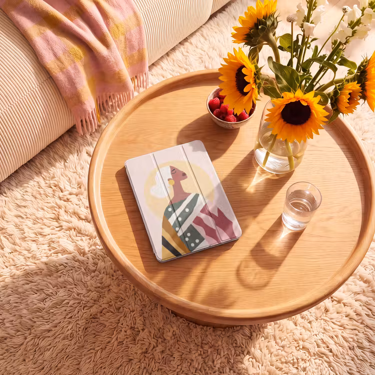 iPad-Hülle - Frau - Sonne - Bunt — 2