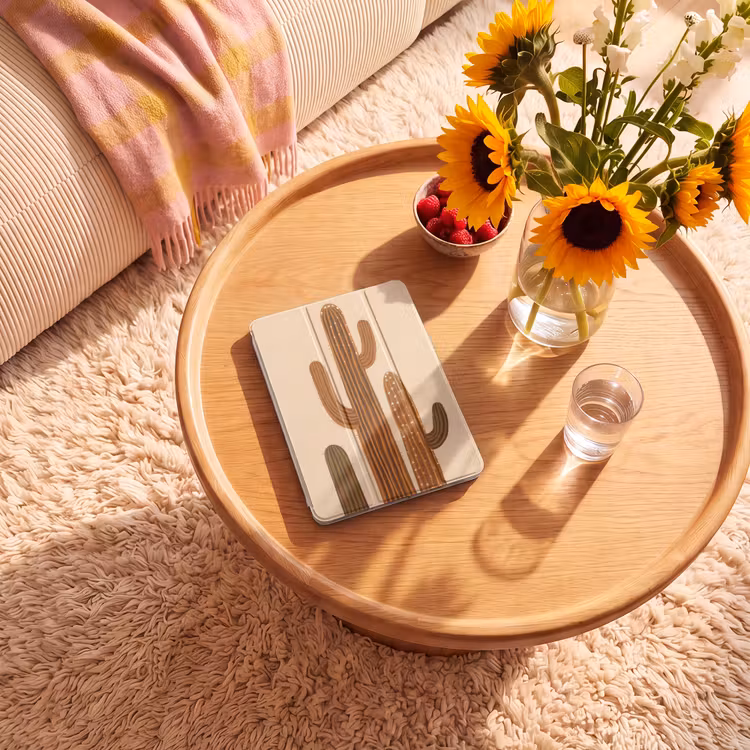 iPad-Hülle - Kaktus - Wüste - Sand - Braun — 2