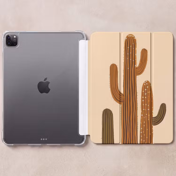 iPad-Hülle - Kaktus - Wüste - Sand - Braun — 6
