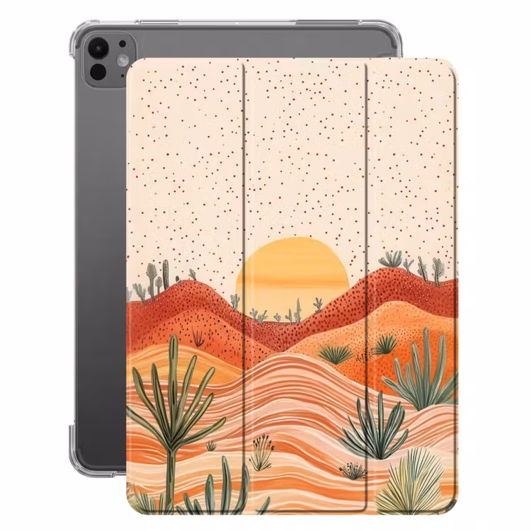 iPad-Hülle - Landschaft - Hügel - Sonnenuntergang — 1
