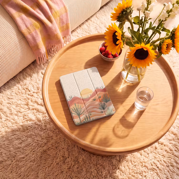 iPad-Hülle - Landschaft - Hügel - Sonnenuntergang — 2