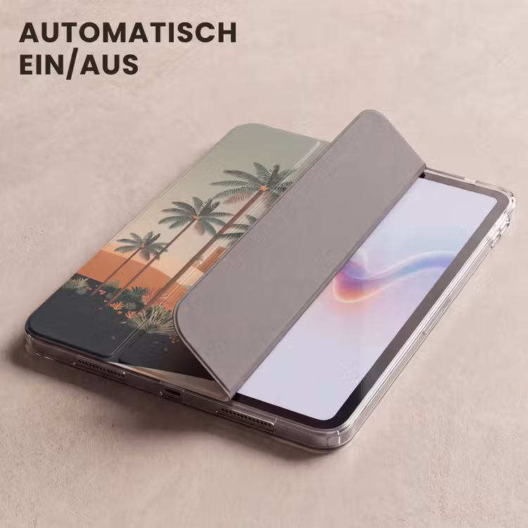 iPad-Hülle - Nachtlandschaft - Kamele - Sterne - Sanddünen — 5
