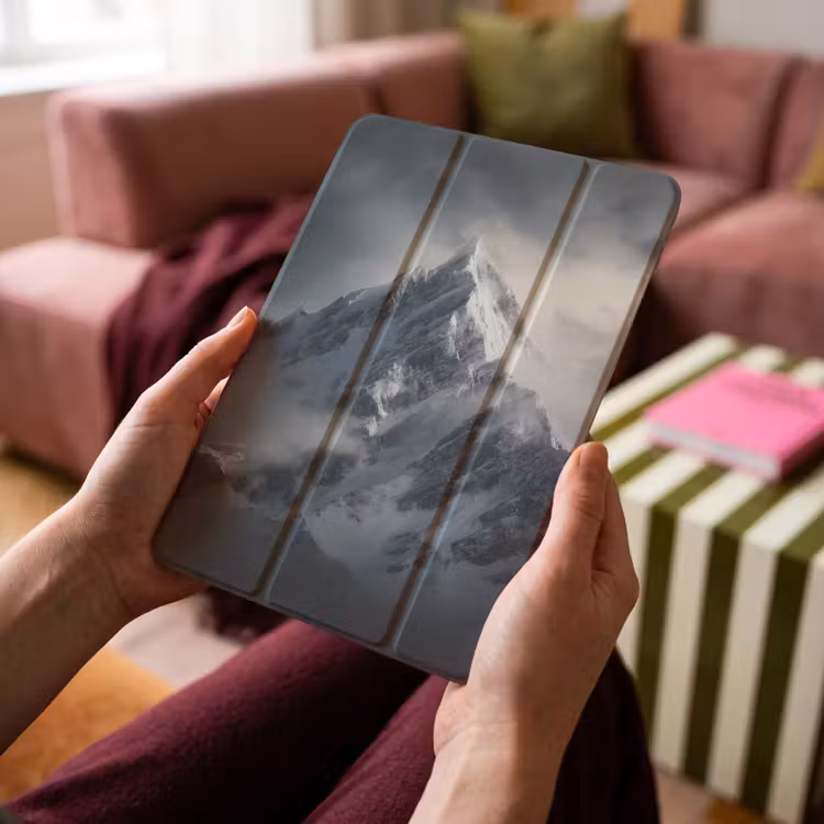iPad-Hülle - Schnee - Berg - Wolken — 4