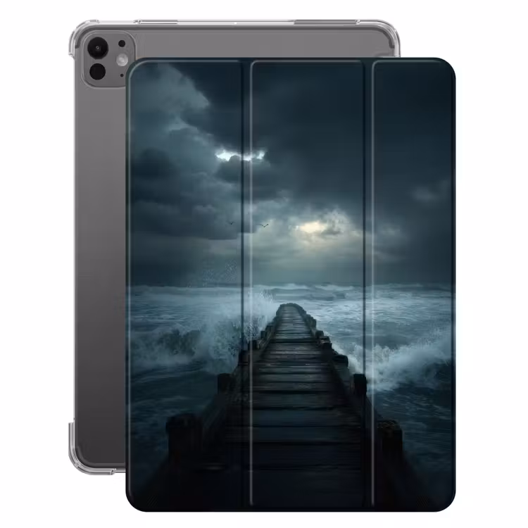 iPad-Hülle - Steg - Sturm - Wellen — 1
