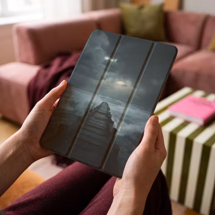 iPad-Hülle - Steg - Sturm - Wellen — 4